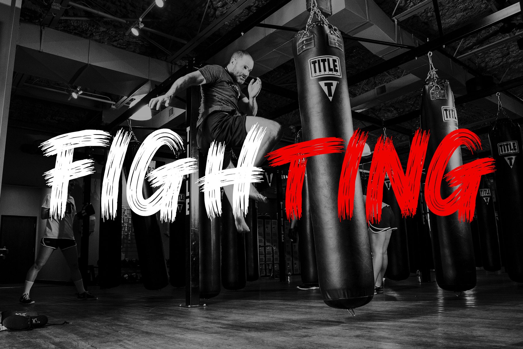 Boxing - Action Display Font preview image.