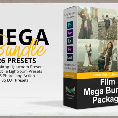 Film Lightroom presets bundlecover image.