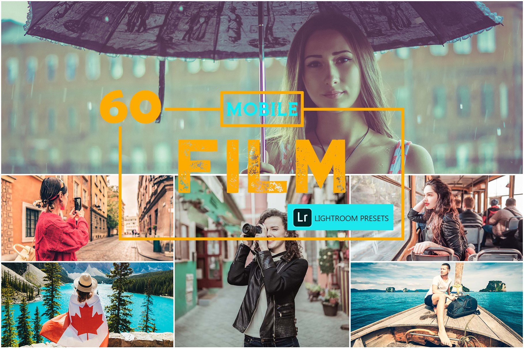 FILM MOBILE LIGHTROOM PRESETScover image.