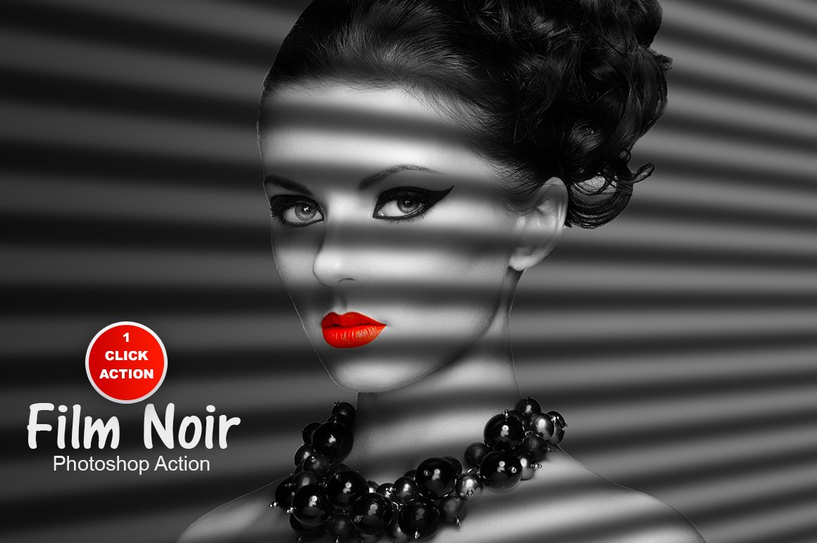 Film Noir Photoshop Actioncover image.