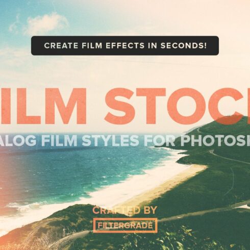 FilmStock - Analog Photoshop Actionscover image.