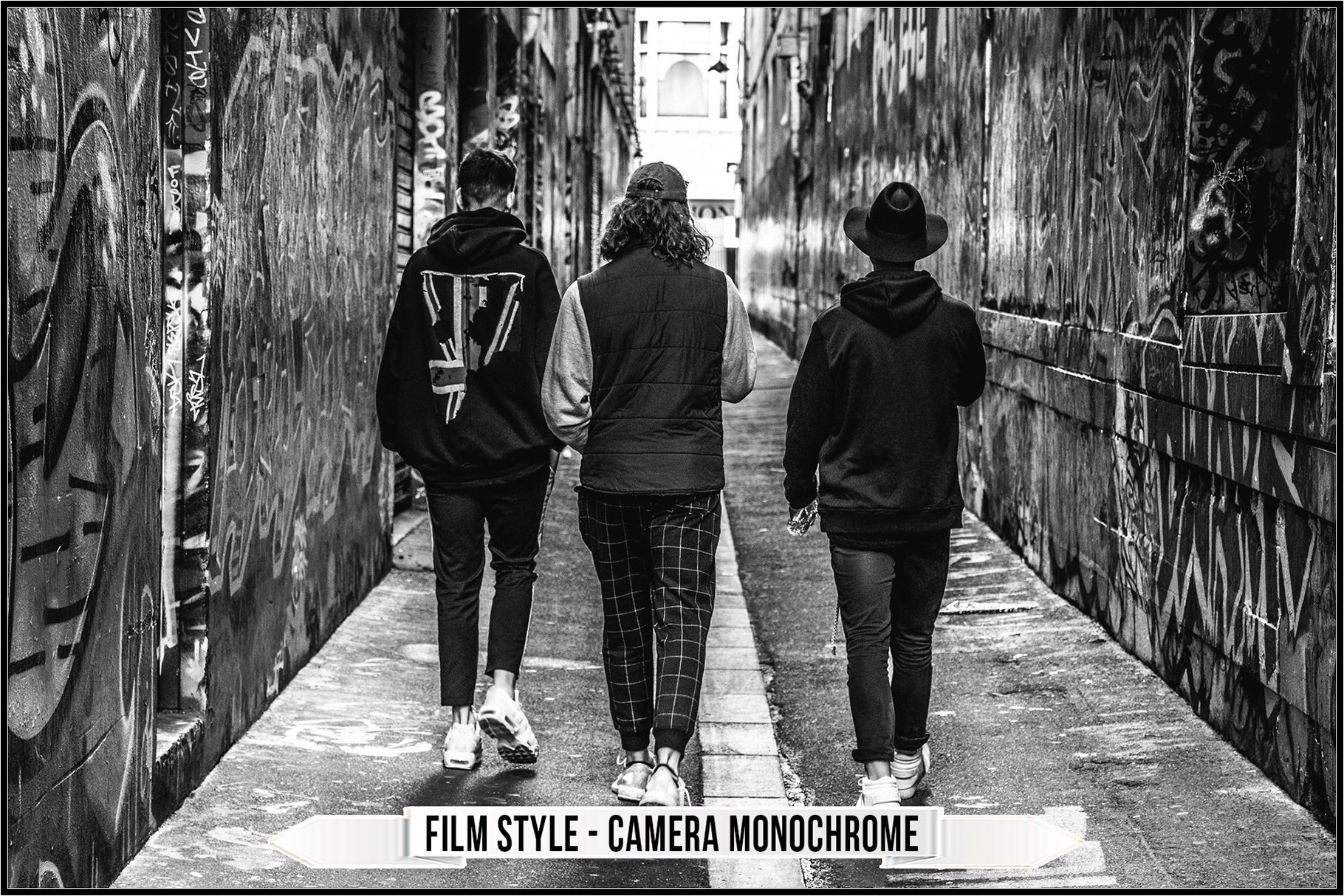 film style camera monochrome 110