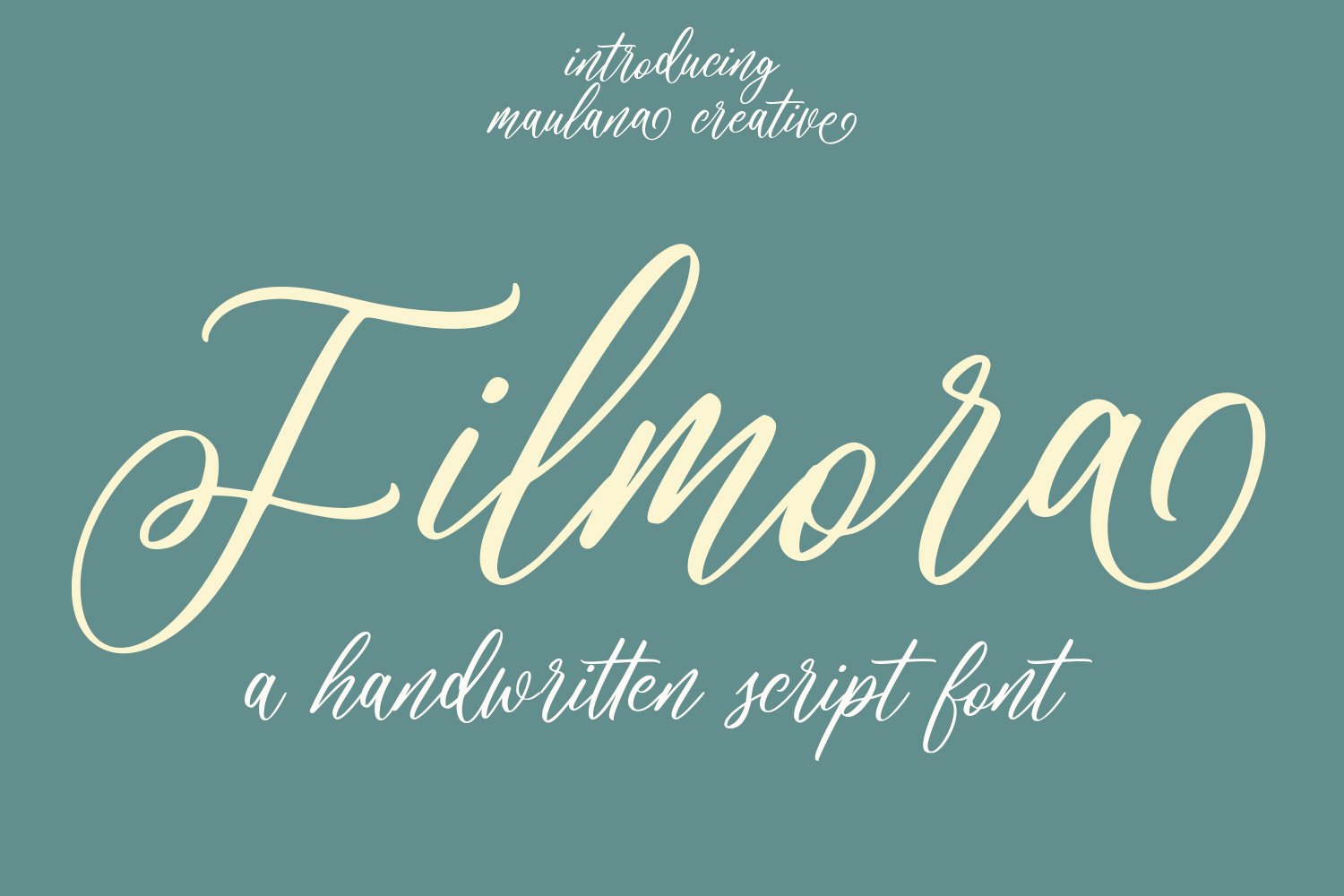 Filmora Script Font cover image.
