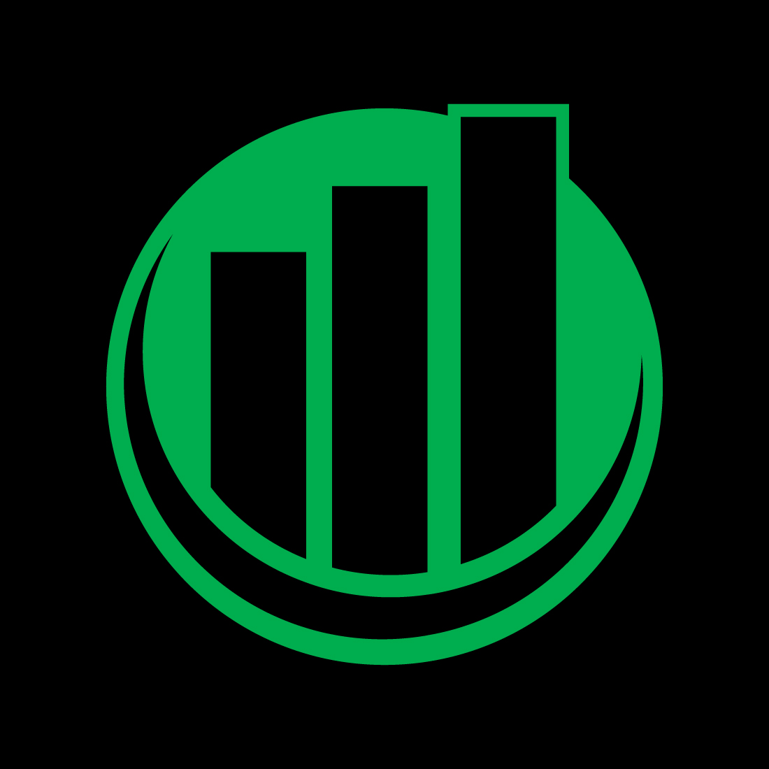 Financial logo creative arrow, Vector design concept cover image.