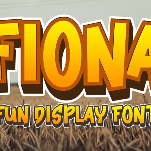 Fiona // Styled Display Font cover image.