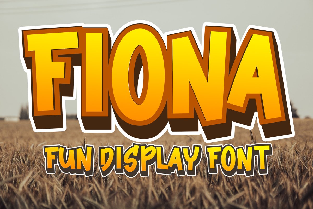 Fiona // Styled Display Font cover image.