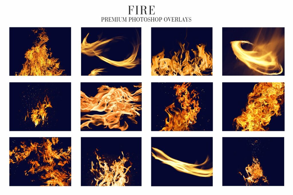 Fire Overlays Photoshop – MasterBundles