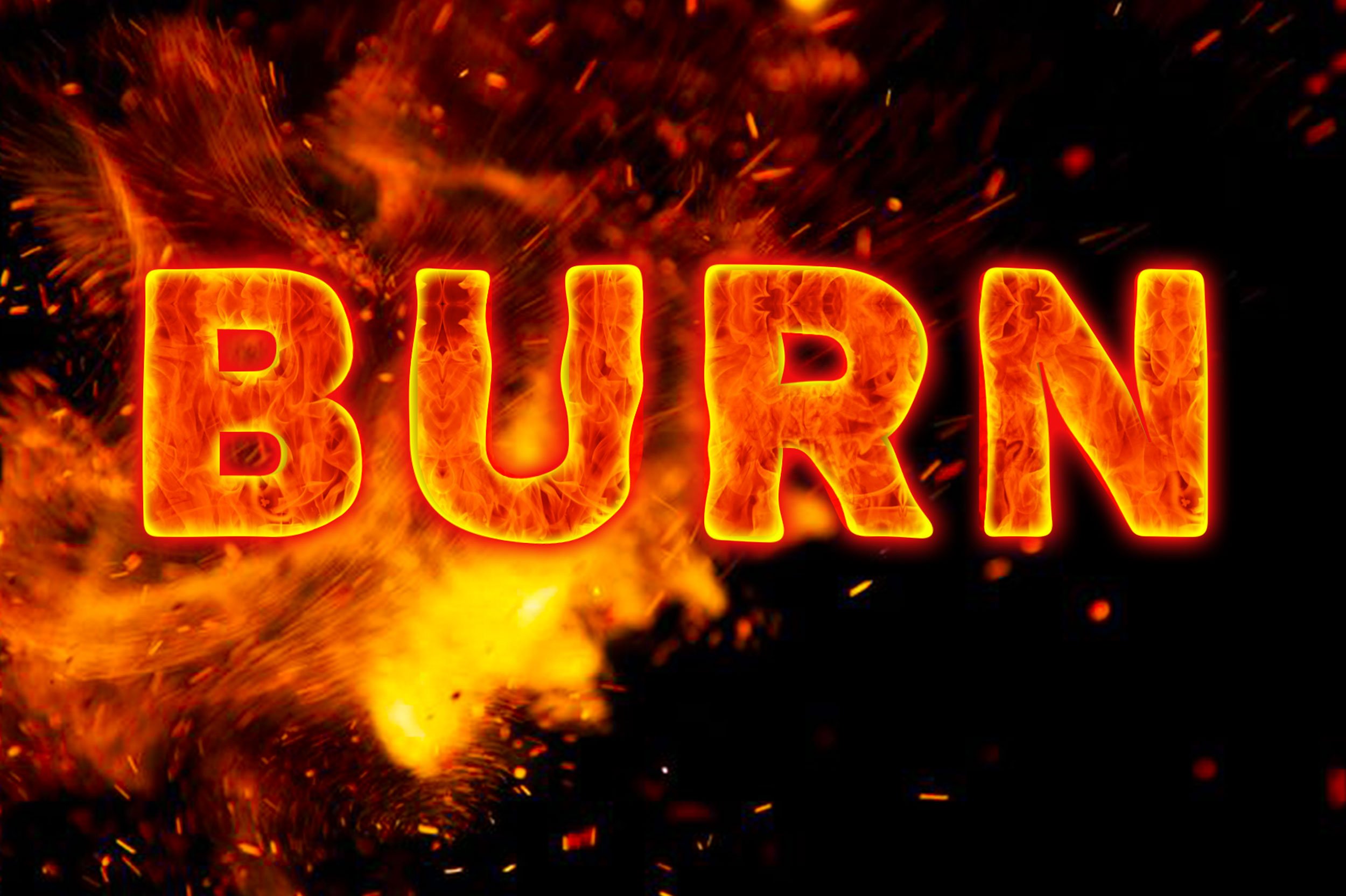 Fire Text Effect Photoshop Actionpreview image.