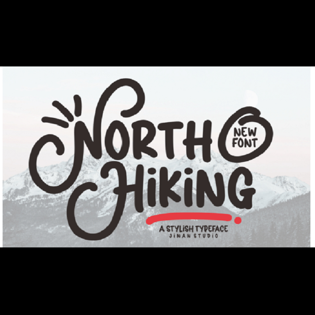 North Hiking Font cover image.