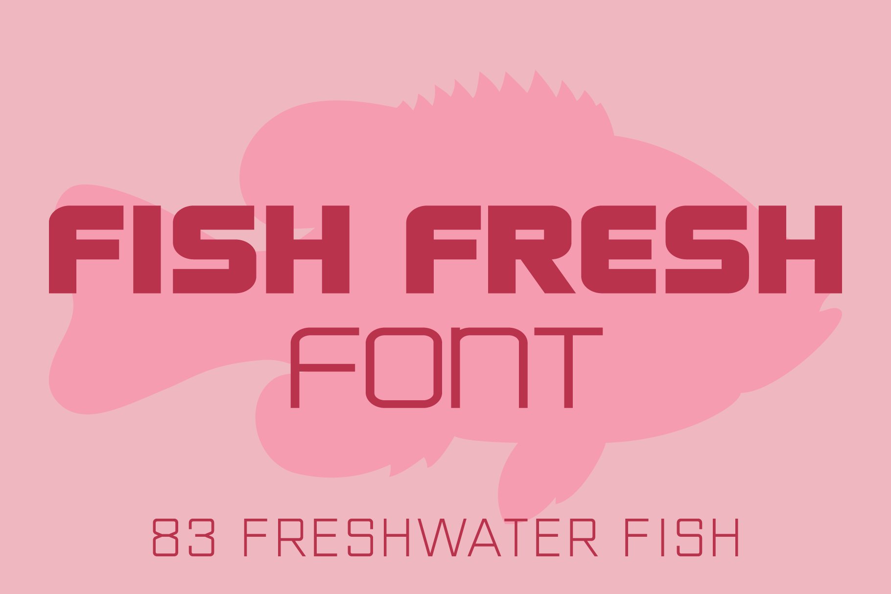 Fish Fresh Font cover image.