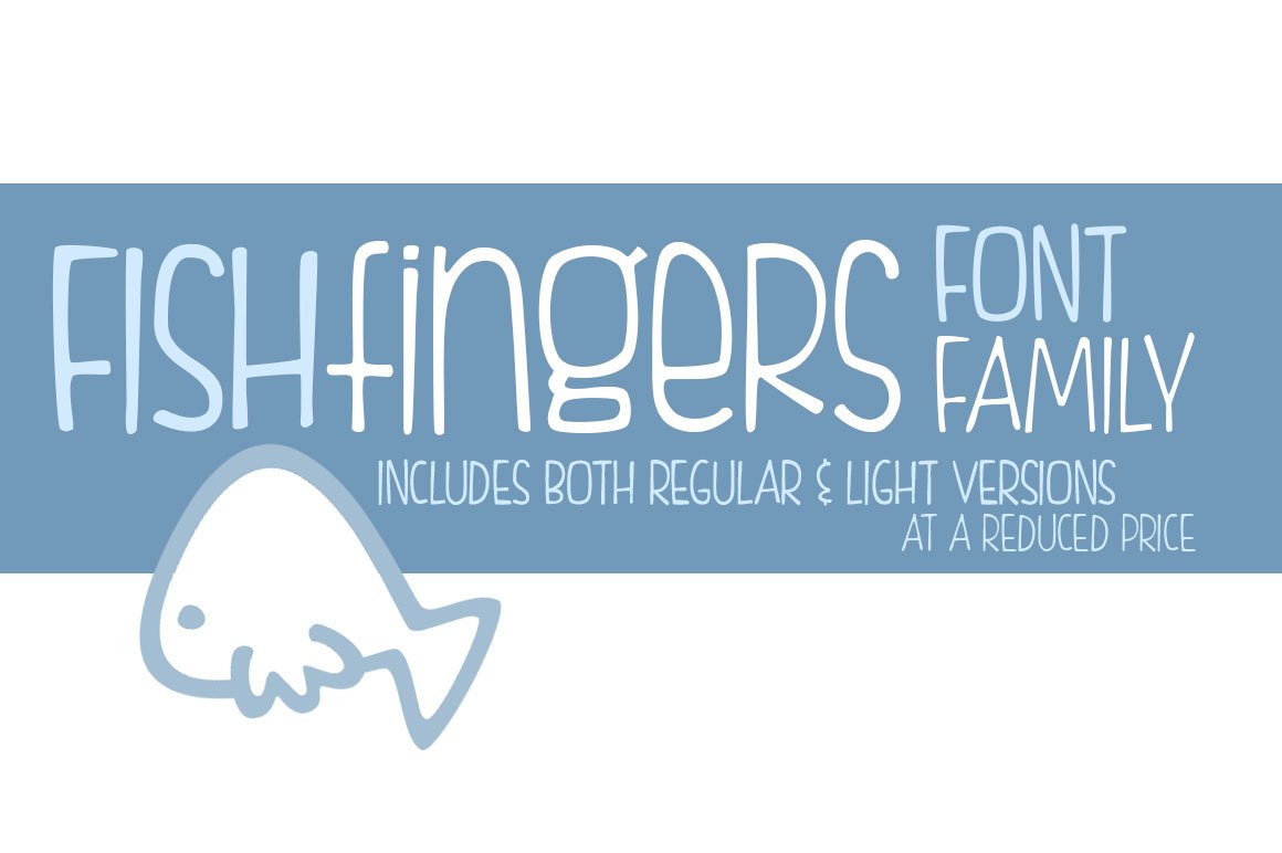 Fishfingers Font Family cover image.