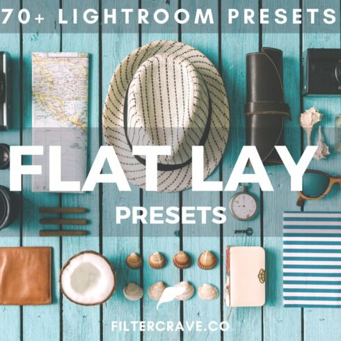 70+ Flat Lay Lightroom Presets Vol.Icover image.