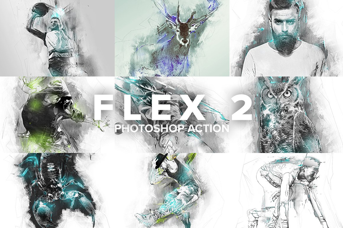 Flex 2 Photoshop Actioncover image.