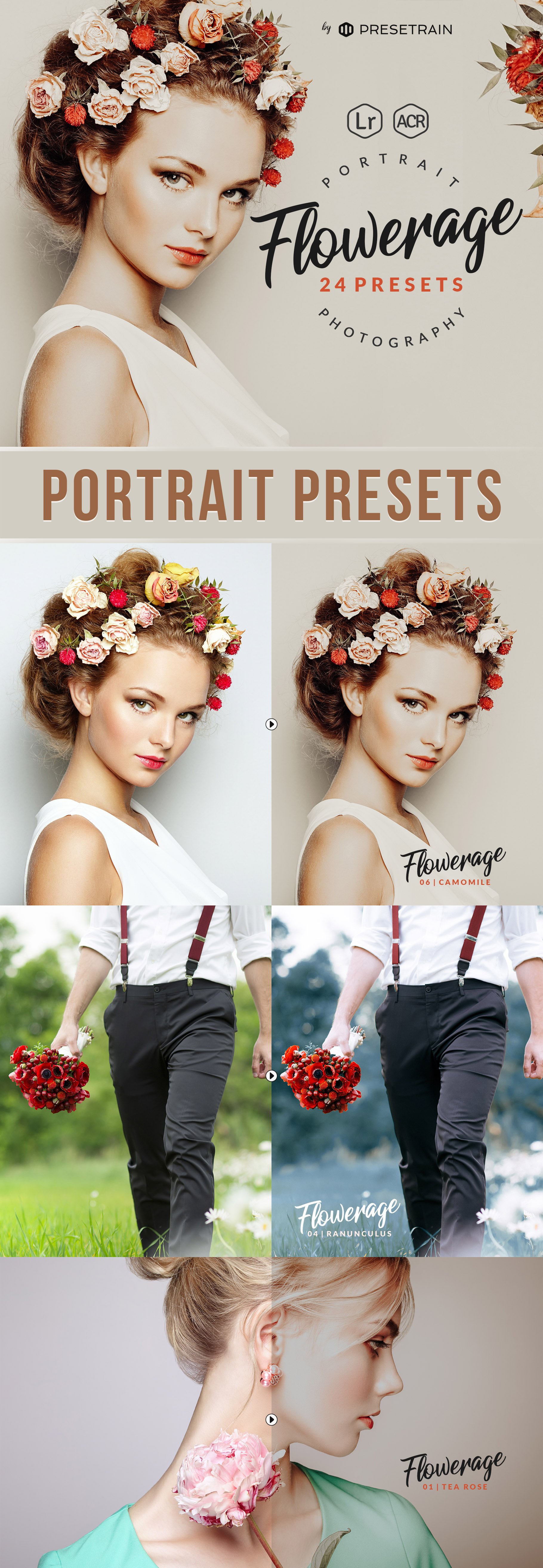 Flowerage Presets - Lightroom & ACRcover image.