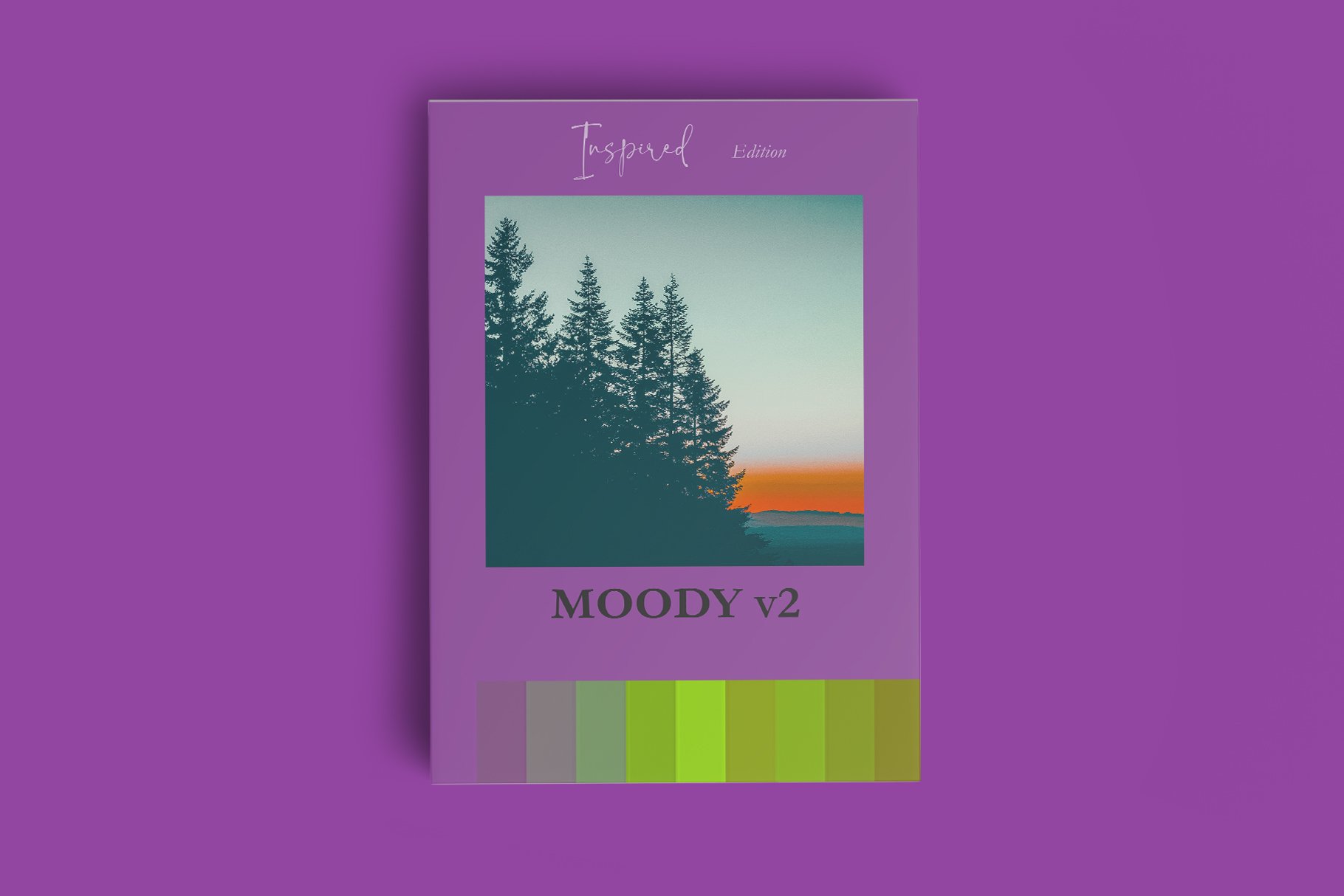 Moody Inspired Mobile LR Preset v2cover image.