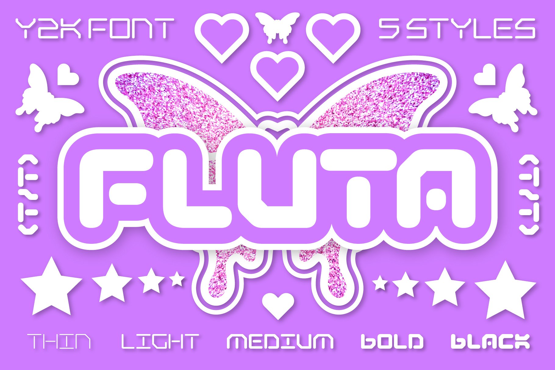 Y2K Variable Font: Fluta cover image.
