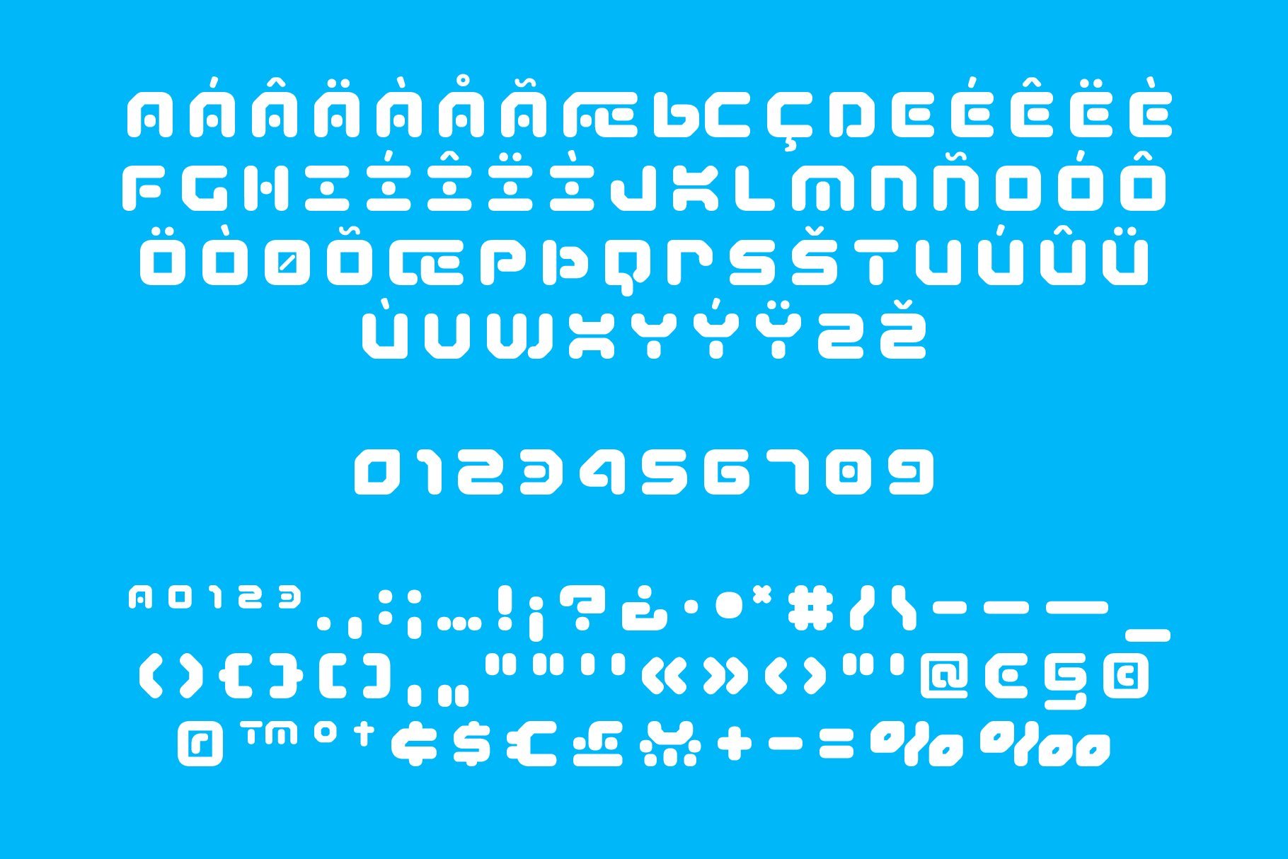 fluta y2k font glyphs 221