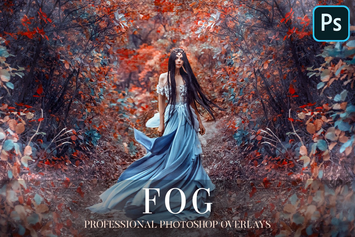 Fog Overlays Photoshopcover image.