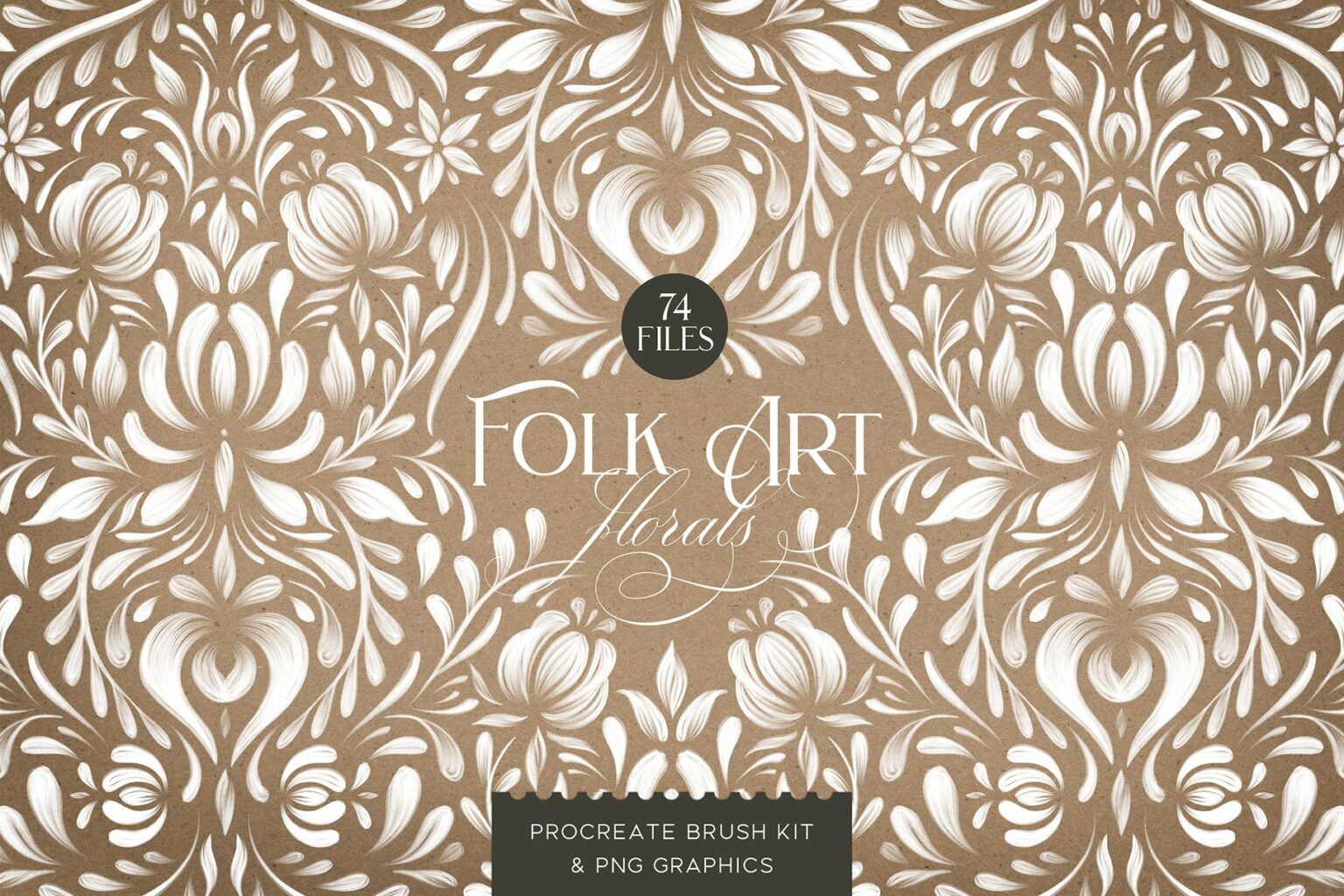 Folk Art Floral Procreate Brush Kit – MasterBundles