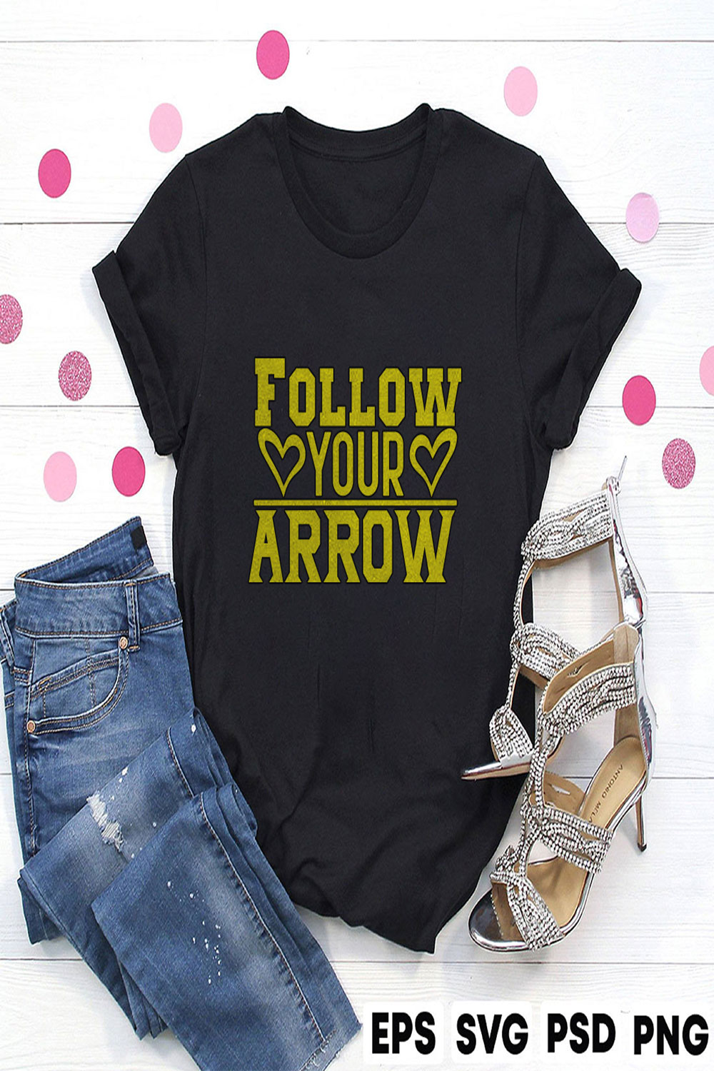 Follow your Arrow pinterest preview image.