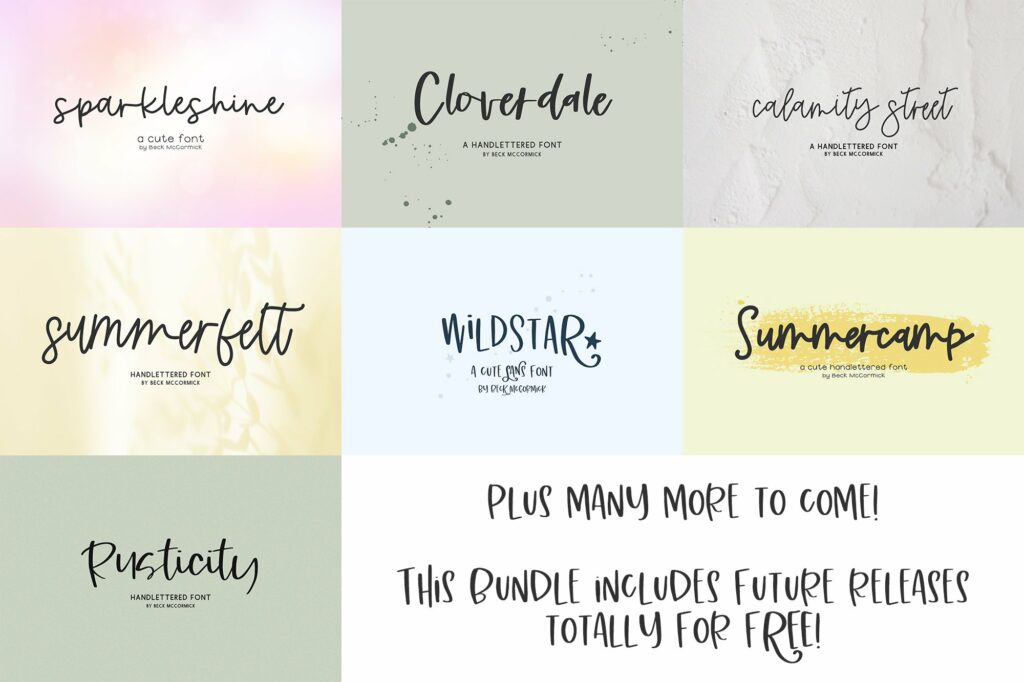 Handlettered Font Bundle – MasterBundles