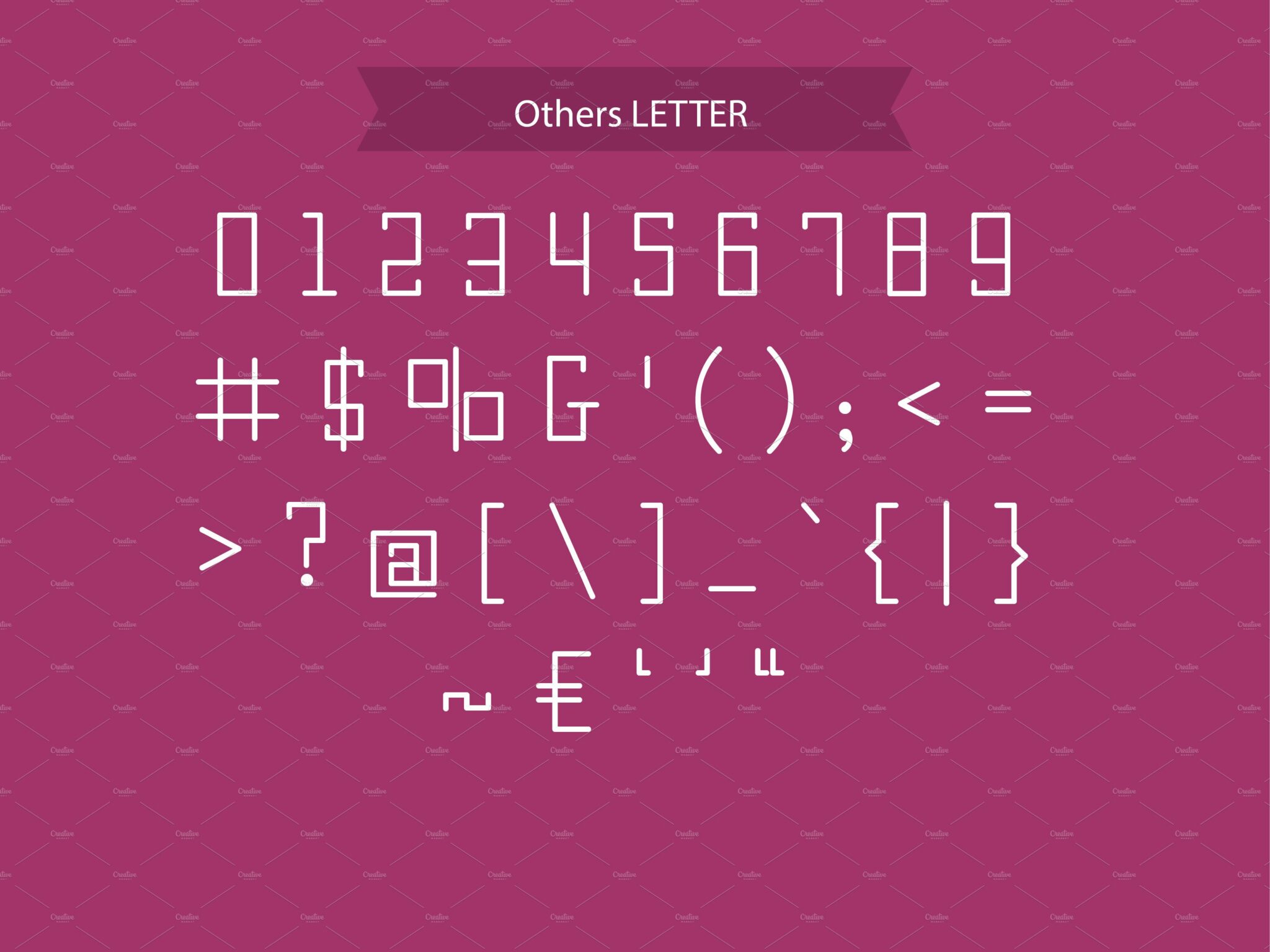 Timer Font MasterBundles