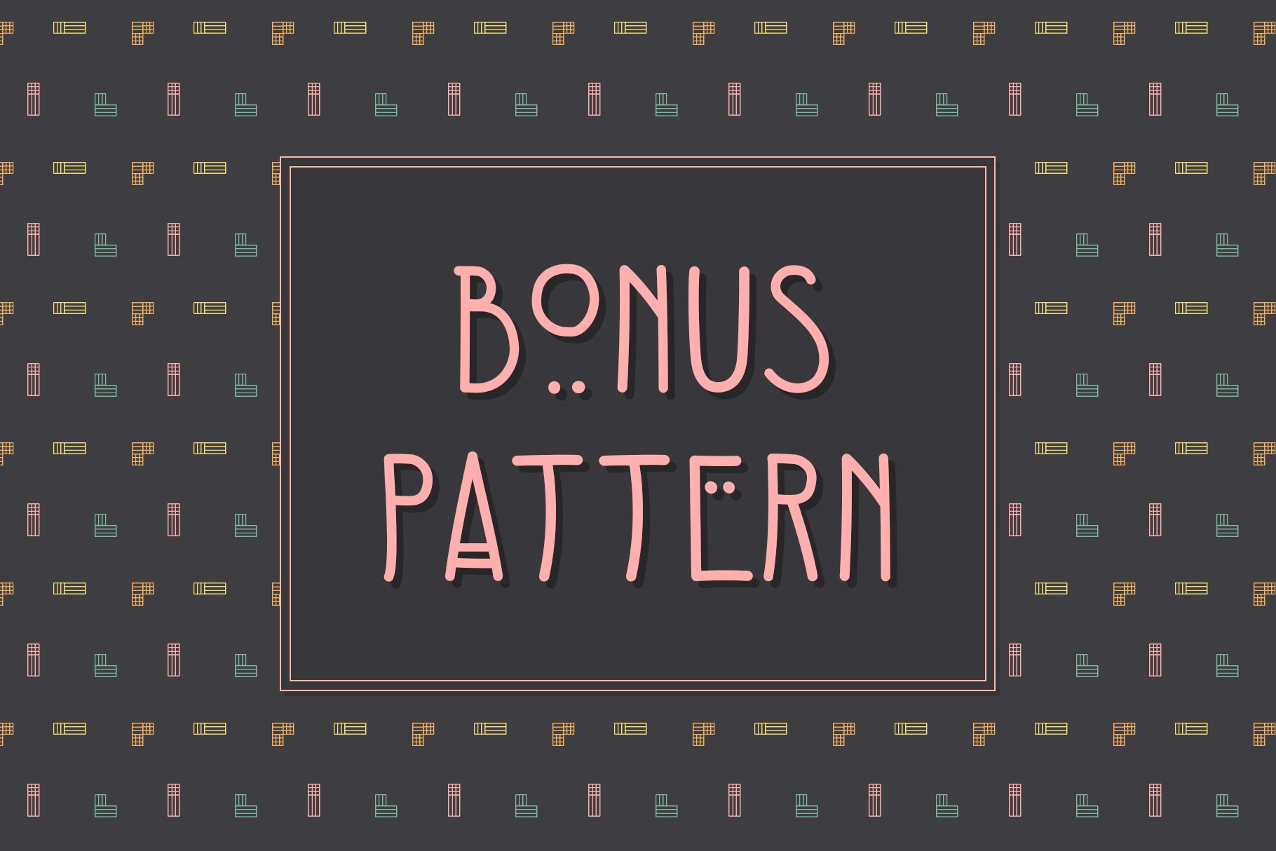 font display pattern 301