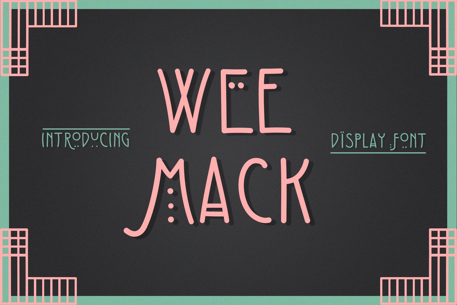The Wee Mack Display Font cover image.