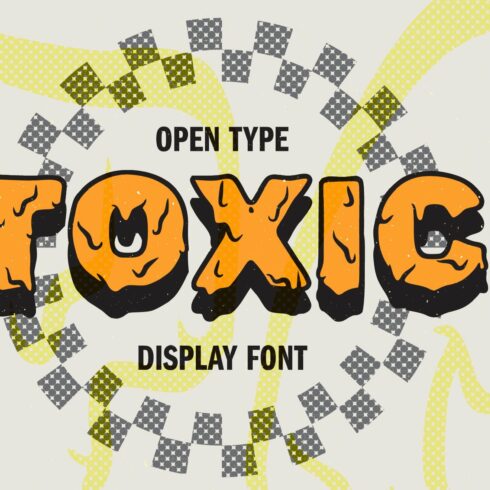 Toxic Font cover image.