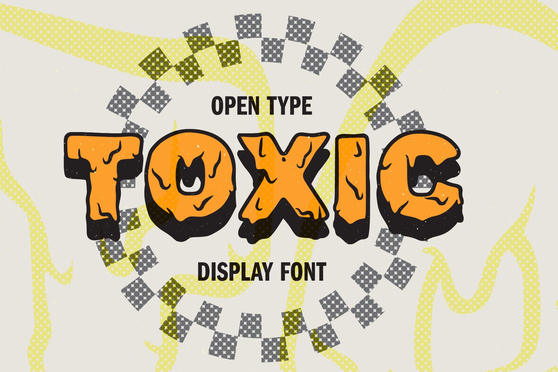 Toxic Font cover image.