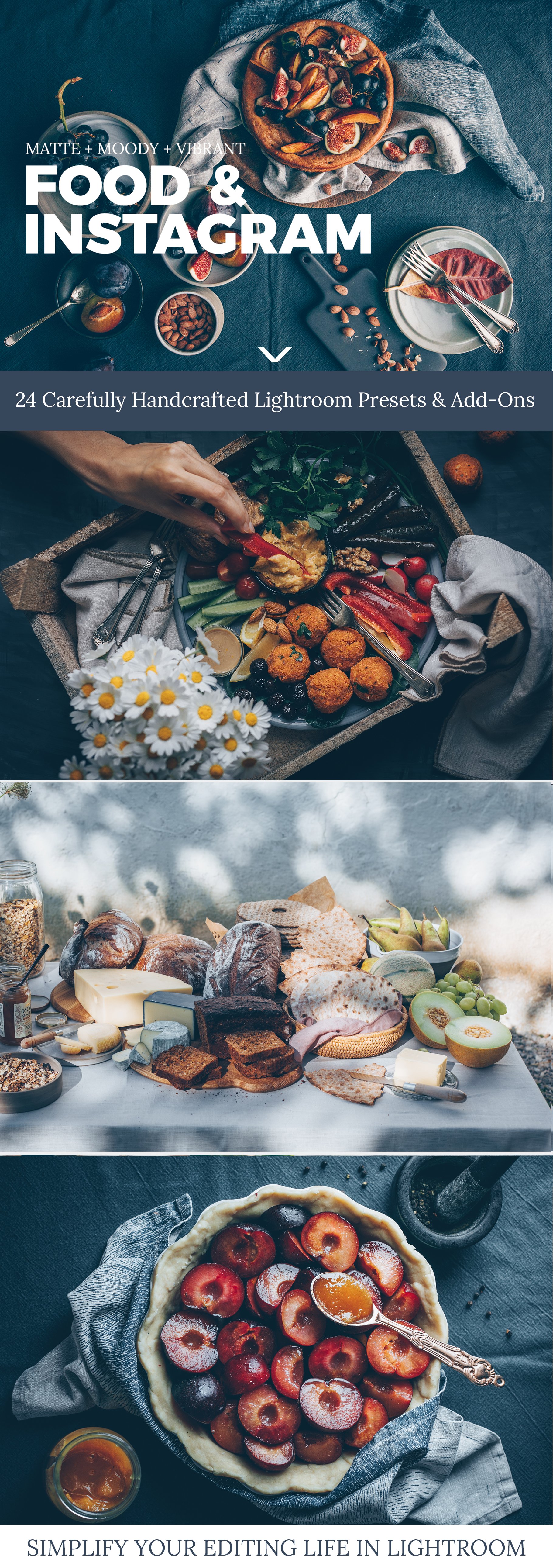 Food & Instagram Lightroom Presetscover image.