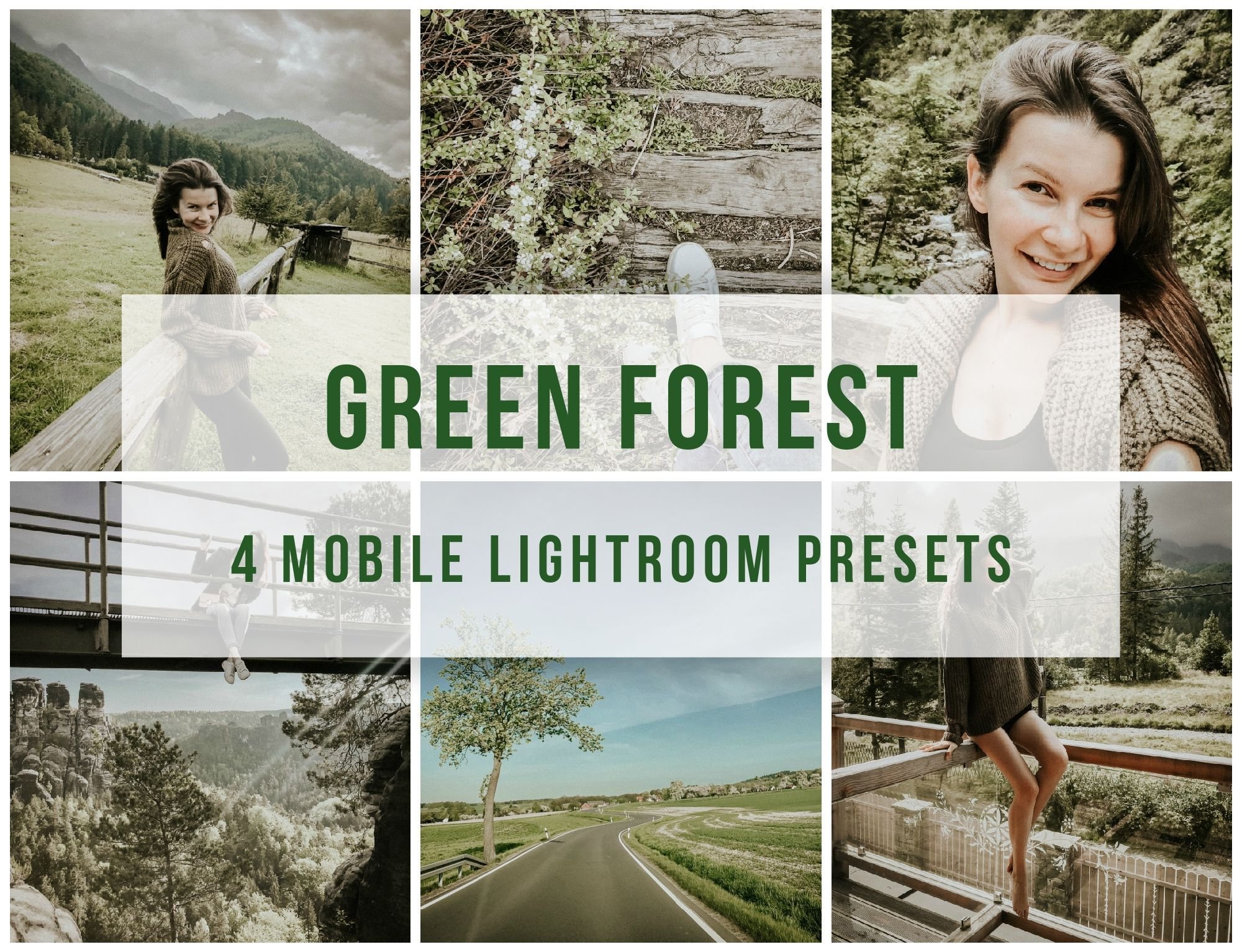 Lightroom Mobile Preset Green Forestcover image.