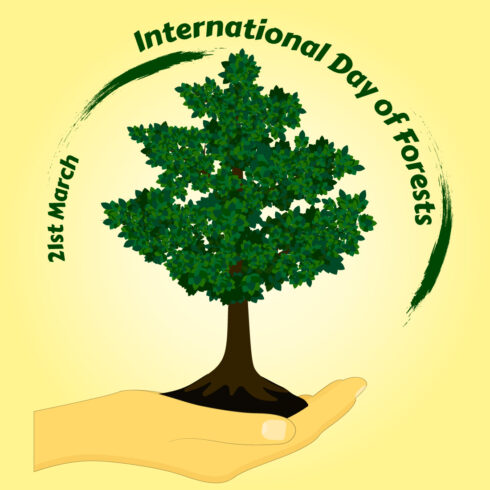 International Day of Forests Card cover image.