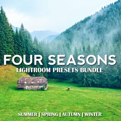 4 Seasons Lightroom Presets Bundlecover image.