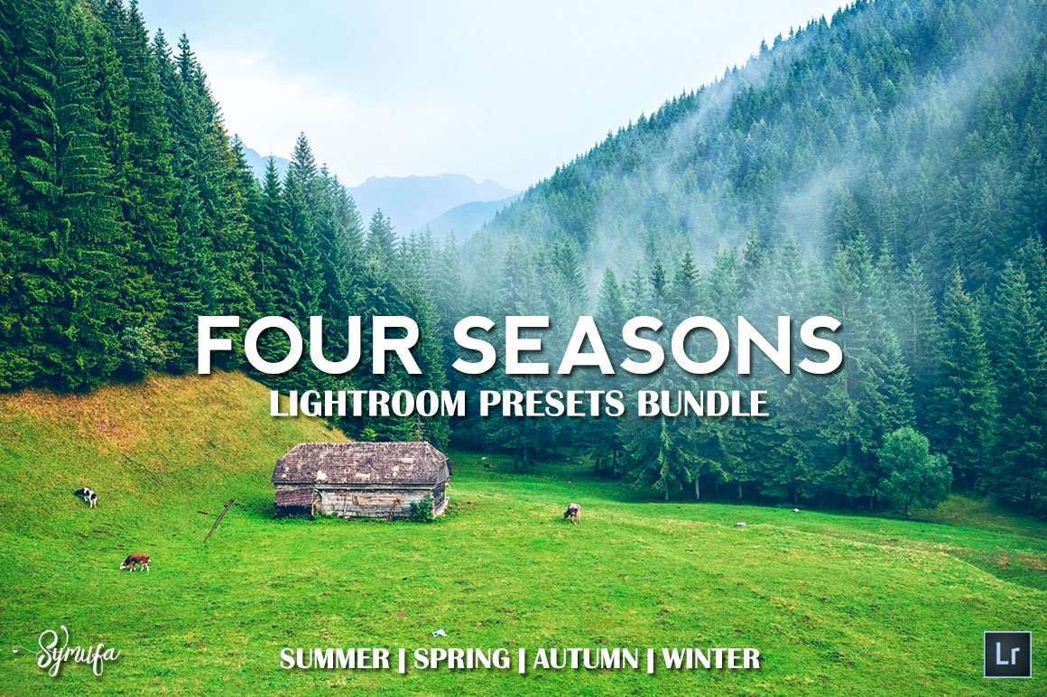 4 Seasons Lightroom Presets Bundlecover image.