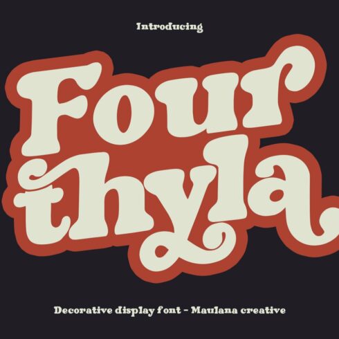 Fourthyla Handwritten Display Serif cover image.