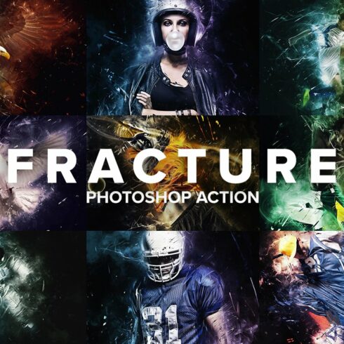 Fracture Photoshop Actioncover image.