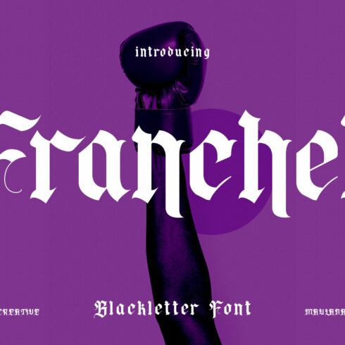 Franchek Modern Blackletter Font cover image.