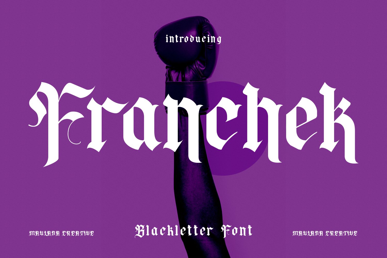 Franchek Modern Blackletter Font cover image.