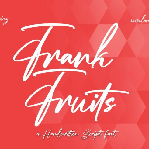 Frankfruits Handwritten Script Font cover image.