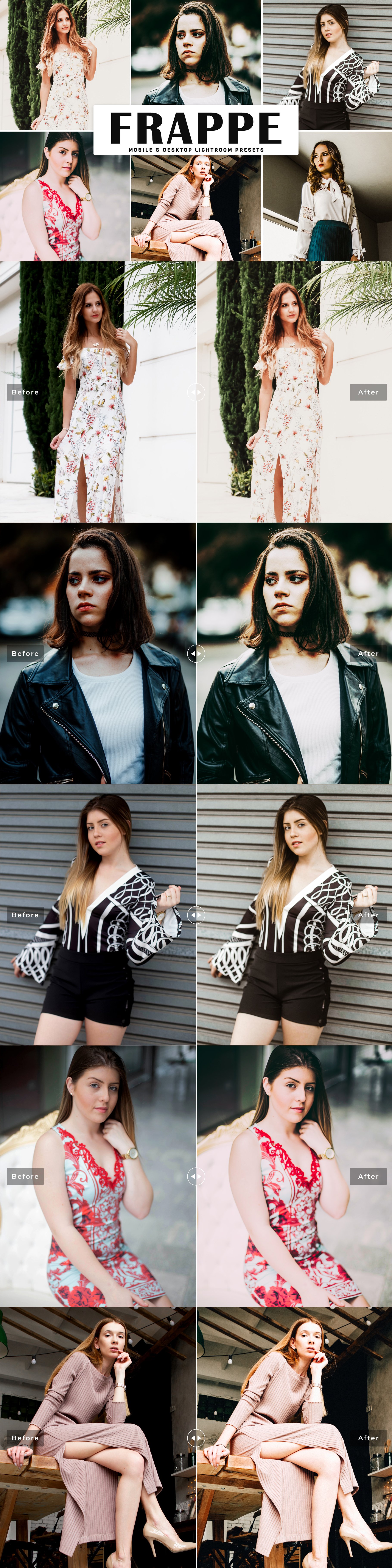 Frappe Lightroom Presets Packcover image.