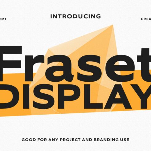 Fraset Sans Serif Display Font cover image.