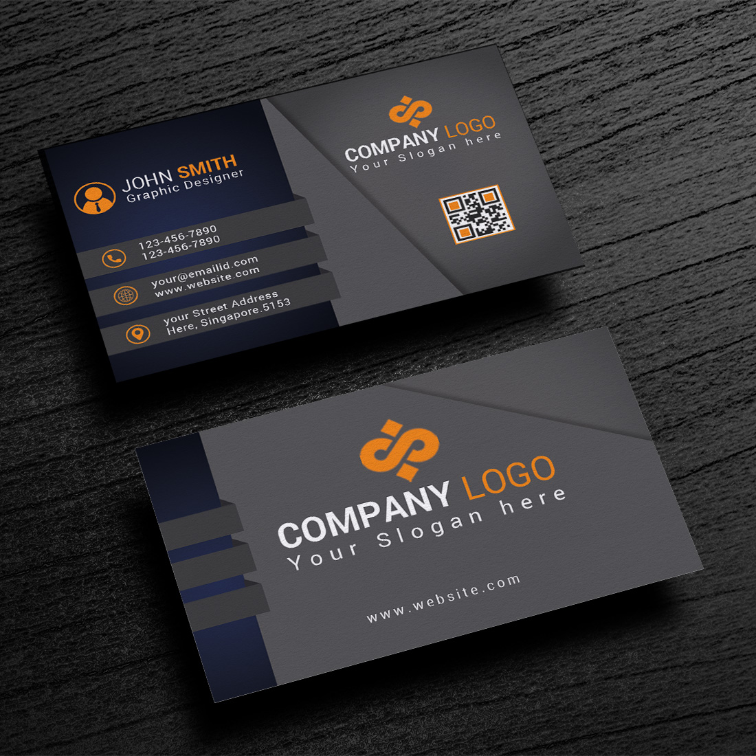 Modern Business Card preview image.