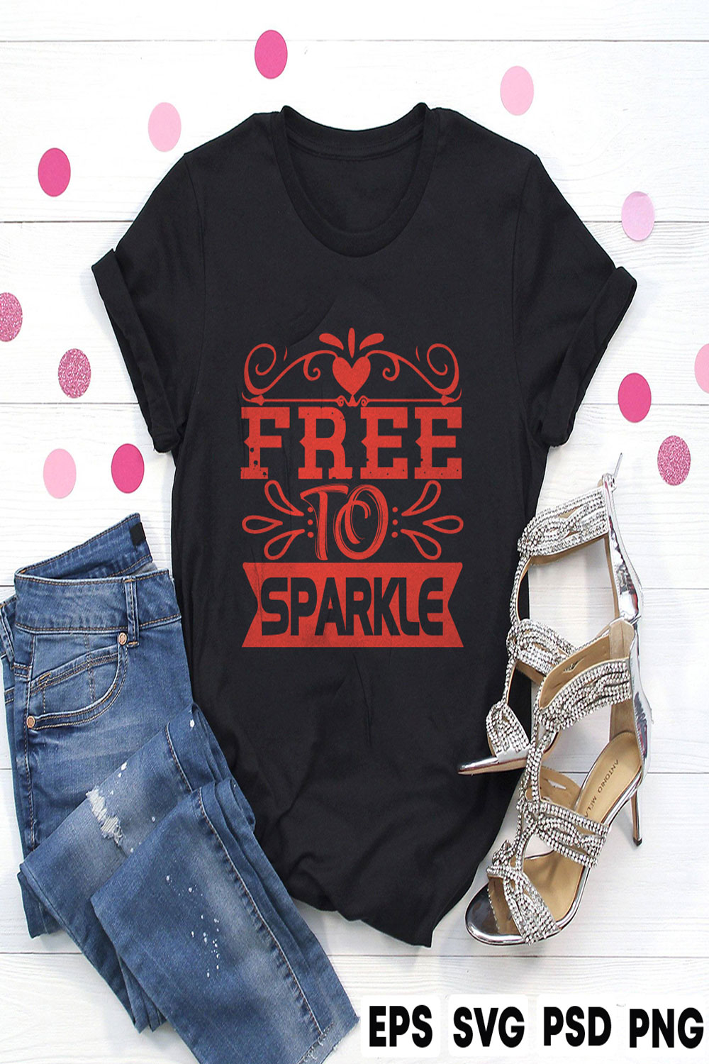 Free to Sparkle pinterest preview image.