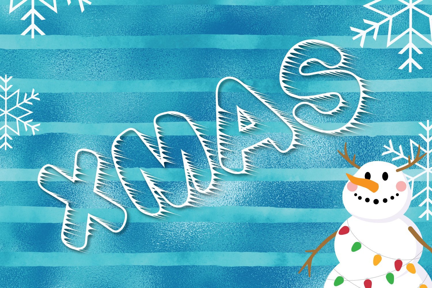 Freeze - Chilled Font for Christmas preview image.