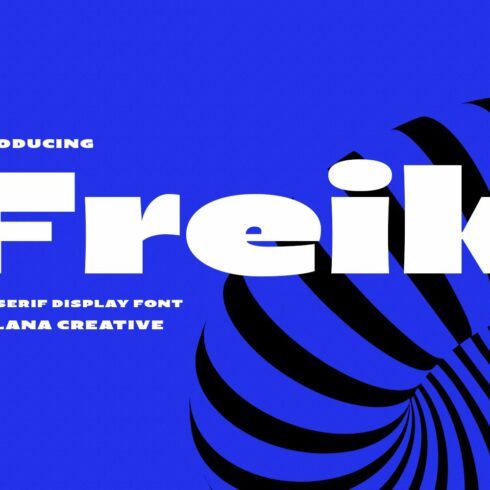 Freik Sans Display Font cover image.