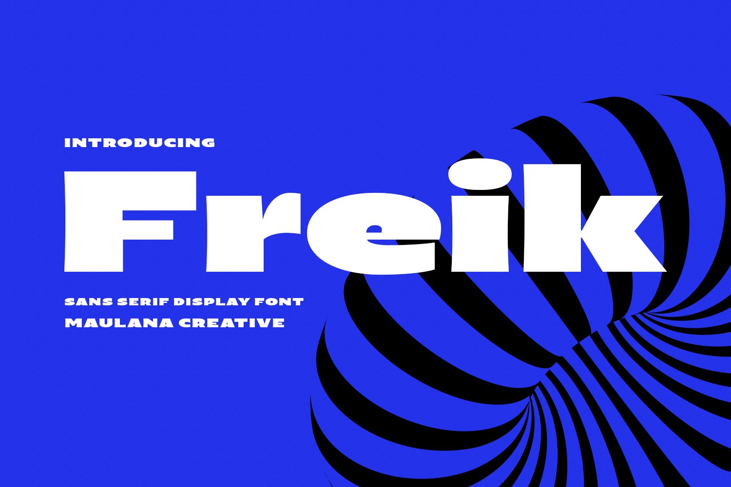 Freik Sans Display Font cover image.