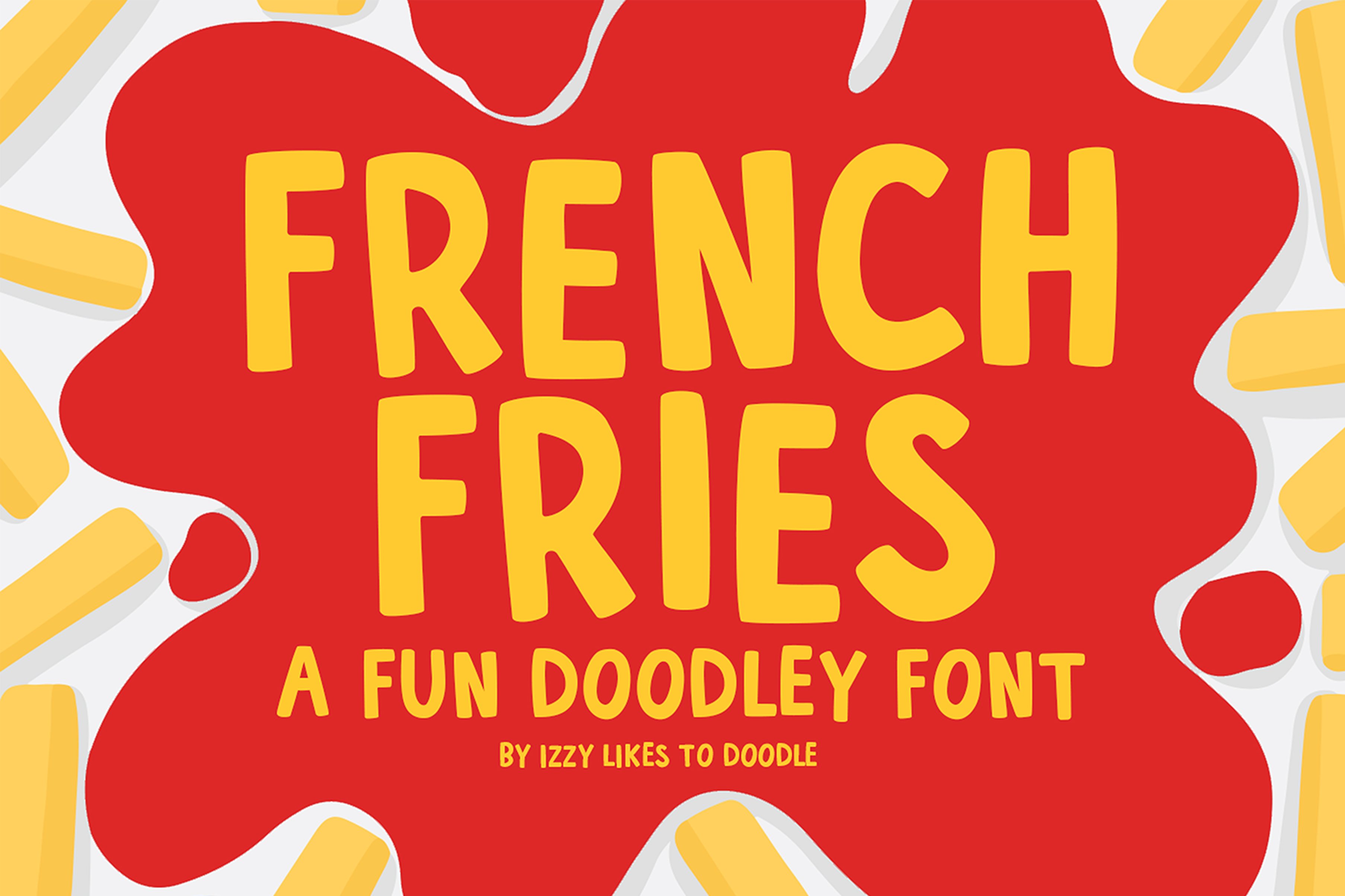 French Fries - A Fun Doodley Font cover image.