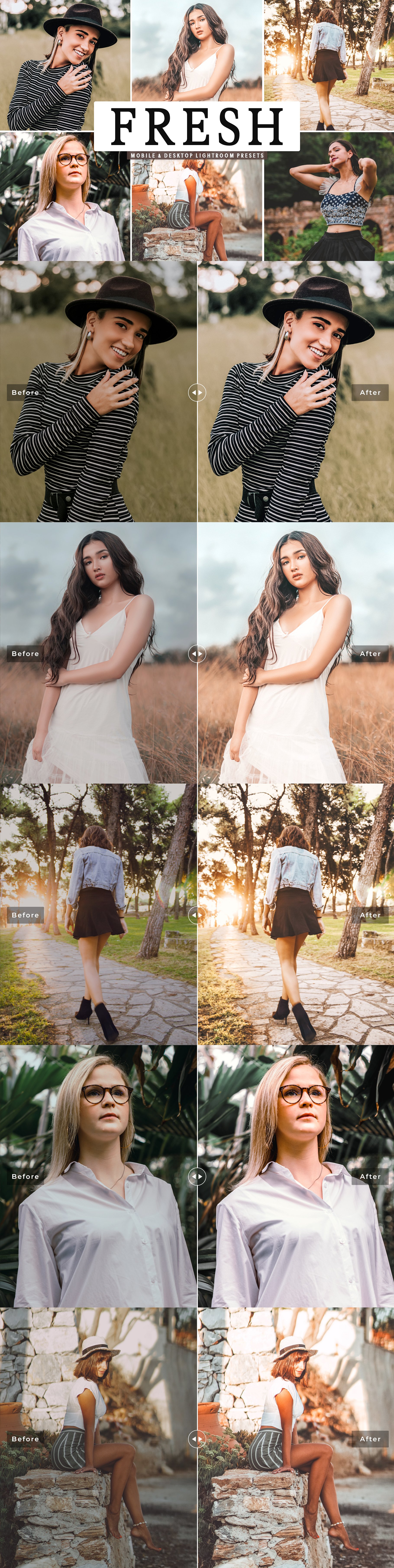 Fresh Lightroom Presets Packcover image.