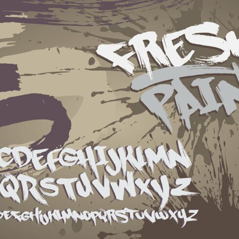 Fresh Paint Graffiti Font cover image.